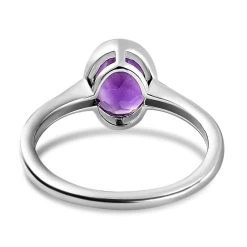 Afrikanischer Amethyst Ring, 925 Silber (Größe 17.00) Ca. 1,10 Ct -Schmuck Shoplc 7199234 5