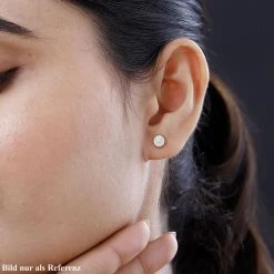 Weiße Diamant Ohrringe, 925 Silber Platiniert Ca. 0.25 Ct -Schmuck Shoplc 7199767 2