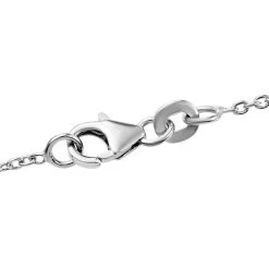 Moissanit Halskette, Ca. 45 Cm, 925 Silber Platiniert Ca. 1.44 Ct -Schmuck Shoplc 7199855 4