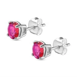 Lachs-Quarz Triplette Ohrringe, 925 Silber, Ca. 1.89 Ct 12 Lachs-Quarz Triplette Ohrringe, 925 Silber, Ca. 1.89 Ct -Schmuck Shoplc 7199968 4