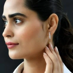 Weiße Zirkonia Creolen, 925 Silber Ca. 1.01 Ct -Schmuck Shoplc 7200024 2