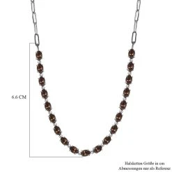 Rauchquarz Halskette, Ca. 45 Cm, Edelstahl Ca. 7.05 Ct -Schmuck Shoplc 7208964 5