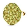 Natürlicher Peridot Ring, 925 Silber Gelbgold Vermeil (Größe 18.00), Ca. 5.83 Ct -Schmuck Shoplc 7209373