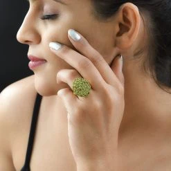 Natürlicher Peridot Ring, 925 Silber Gelbgold Vermeil (Größe 18.00), Ca. 5.83 Ct 11 Natürlicher Peridot Ring, 925 Silber Gelbgold Vermeil (Größe 18.00), Ca. 5.83 Ct -Schmuck Shoplc 7209373 2