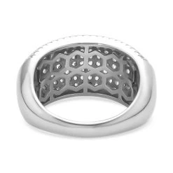 Weißer Zirkon-Ring, 925 Silber Rhodiniert (Größe 17.00) Ca. 0.37 Ct -Schmuck Shoplc 7211316 4