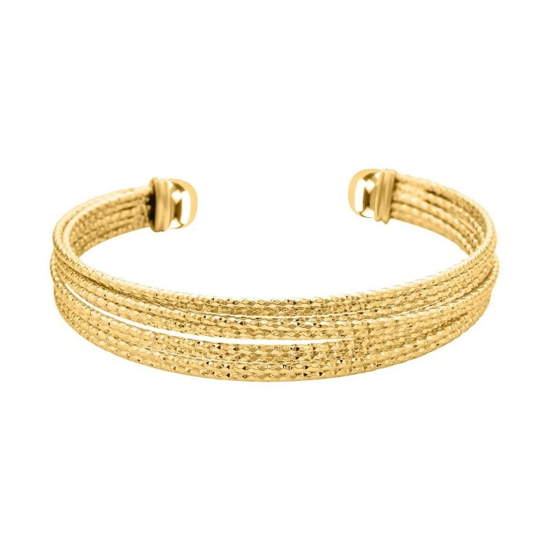 Designer Inspirierter Armreif, Ca. 19 Cm, Goldfarben 3 Designer Inspirierter Armreif, Ca. 19 Cm, Goldfarben