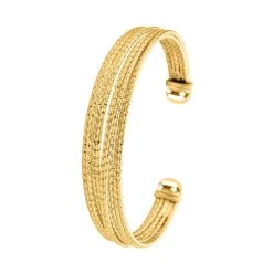 Designer Inspirierter Armreif, Ca. 19 Cm, Goldfarben 11 Designer Inspirierter Armreif, Ca. 19 Cm, Goldfarben -Schmuck Shoplc 7213512 3