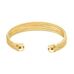 Designer Inspirierter Armreif, Ca. 19 Cm, Goldfarben 12 Designer Inspirierter Armreif, Ca. 19 Cm, Goldfarben -Schmuck Shoplc 7213512 4