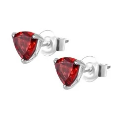 Rote Granat Ohrringe, 925 Silber Ca. 1,81 Ct -Schmuck Shoplc 7214061 3