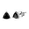 Schwarze Spinell Ohrringe, 925 Silber Ca. 1.93 Ct -Schmuck Shoplc 7214063