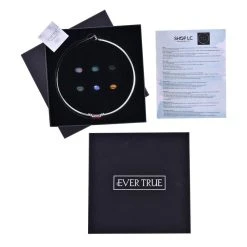 Evertrue Edelstein-Halskette Mit 7 Austauschbaren Edelsteinen, Ca. 45 Cm, Edelstahl 750 Rosévergoldet Ca. 24.50 Ct -Schmuck Shoplc 7225664 7