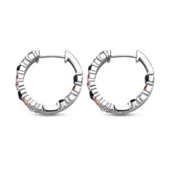 Mehrfarbige Kristall Ohrringe, Edelstahl -Schmuck Shoplc 7225669 3