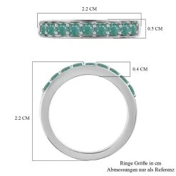 Grandidierit-Ring, 925 Silber Platiniert (Größe 19.00) Ca. 0.76 Ct 15 Grandidierit-Ring, 925 Silber Platiniert (Größe 19.00) Ca. 0.76 Ct -Schmuck Shoplc 7227953 6