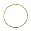 Natürliche, Peridot Halskette, Ca. 45 Cm, 925 Silber Rhodiniert Ca. 53.67 Ct -Schmuck Shoplc 7231308