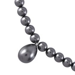 Lila Muschelperlen-Halskette, (7-9mm), Ca. 45 Cm 9 Lila Muschelperlen-Halskette, (7-9mm), Ca. 45 Cm -Schmuck Shoplc 7231450 3