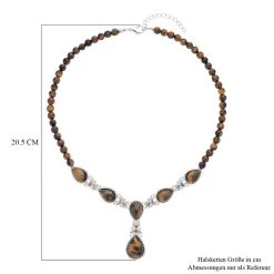 Gelbes Tigerauge Halskette Ca. 45 Cmca. 164,00 Ct 9 Gelbes Tigerauge Halskette Ca. 45 Cmca. 164,00 Ct -Schmuck Shoplc 7233665 3