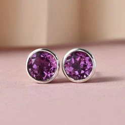 Patroke Triplette Quarz Ohrringe, 925 Silber Platiniert Ca. 3.06 Ct -Schmuck Shoplc 7251176 1