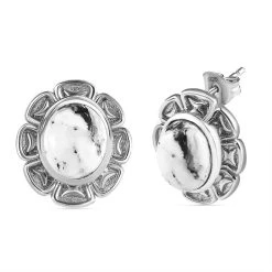 Weißer Büffel Ohrringe 925 Silber Platiniert Ca. 7.52 Ct 11 Weißer Büffel Ohrringe 925 Silber Platiniert Ca. 7.52 Ct -Schmuck Shoplc 7251832 3