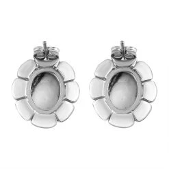 Weißer Büffel Ohrringe 925 Silber Platiniert Ca. 7.52 Ct 12 Weißer Büffel Ohrringe 925 Silber Platiniert Ca. 7.52 Ct -Schmuck Shoplc 7251832 4