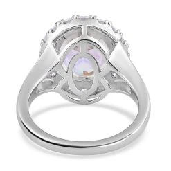 Merkur Mystischer Topas Und Weißer Zirkon-Ring, 925 Silber Platiniert (Größe 17.00) Ca. 5.71 Ct -Schmuck Shoplc 7251863 5