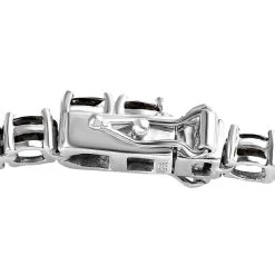 Elite Shungit Armband Ca. 20 Cm 925 Silber Platiniert Ca. 8.29 Ct -Schmuck Shoplc 7253603 3