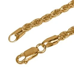 Italienische Kordel-Collier, Ca. 50 Cm, 925 Silber Vergoldet, Ca. 24,08g -Schmuck Shoplc 7253793 3