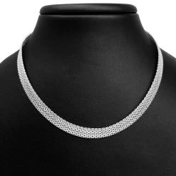 Italianische Garibaldi Collier,ca. 45 Cm, 925 Silber -Schmuck Shoplc 7253802 2