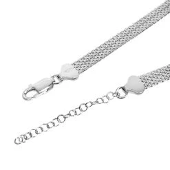 Italianische Garibaldi Collier,ca. 45 Cm, 925 Silber -Schmuck Shoplc 7253802 3