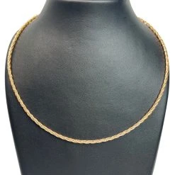 Italianische Omega Halskette, Ca. 45 Cm, 925 Silber Rosévergoldet Ca. 13,19g -Schmuck Shoplc 7253810 1