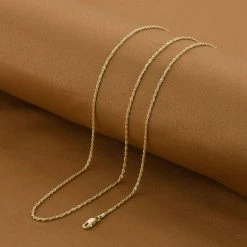 ILIANA - Kordelkette, Ca. 50 Cm, 750 Gold Ca. 1,27g -Schmuck Shoplc 7254842 2