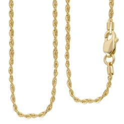 ILIANA - Kordelkette, Ca. 50 Cm, 750 Gold Ca. 1,27g -Schmuck Shoplc 7254842 3