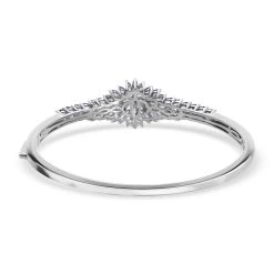 Tansanit Armreif, Ca. 19 Cm, 925 Silber Platiniert Ca. 5.35 Ct -Schmuck Shoplc 7257569 4