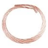 925 Silber Rosévergoldet Halskette Ca. 45 Cm Ca. 29,50g -Schmuck Shoplc 7258747