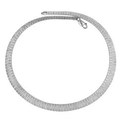 Italienisches Cleopatra 925 Silber Halskette Ca. 45 Cm Ca. 25,54g