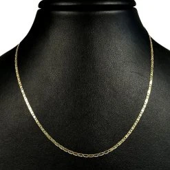 Italienische Valentino-Halskette, Ca. 45 Cm, 925 Silber Vergoldet -Schmuck Shoplc 7258888 2