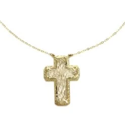 Maestro Kollektion - Kreuz-Halskette, Ca. 45 Cm, 585 Gold Ca. 1,59g