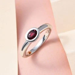 AA Rubellit Ring, 925 Silber Platiniert (Größe 18.00) Ca. 0.42 Ct 10 AA Rubellit Ring, 925 Silber Platiniert (Größe 18.00) Ca. 0.42 Ct -Schmuck Shoplc 7260200 1