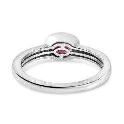 AA Rubellit Ring, 925 Silber Platiniert (Größe 18.00) Ca. 0.42 Ct 14 AA Rubellit Ring, 925 Silber Platiniert (Größe 18.00) Ca. 0.42 Ct -Schmuck Shoplc 7260200 5
