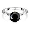 Schwarzer Turmalin Ring, 925 Silber (Größe 17.00) Ca. 2.06 Ct -Schmuck Shoplc 7260765
