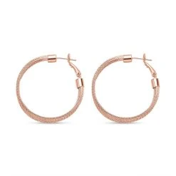 Designer Inspirierte Creolen, Roséfarben 10 Designer Inspirierte Creolen, Roséfarben -Schmuck Shoplc 7262342 3