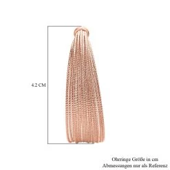 Designer Inspirierte Creolen, Roséfarben 11 Designer Inspirierte Creolen, Roséfarben -Schmuck Shoplc 7262342 4