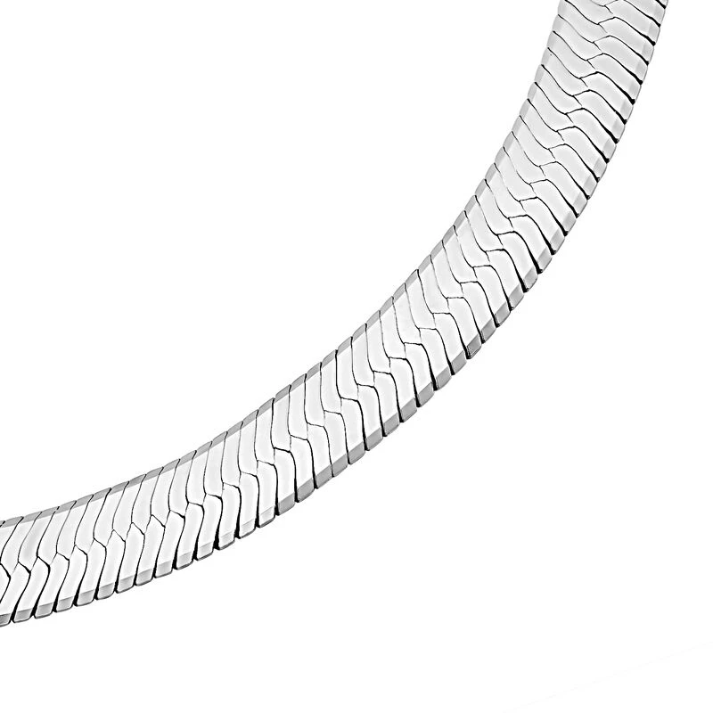 Italienisches Fischgrät-Collier, Ca. 45 Cm, 925 Silber Ca. 41,47g 4 Italienisches Fischgrät-Collier, Ca. 45 Cm, 925 Silber Ca. 41,47g – Bild 2