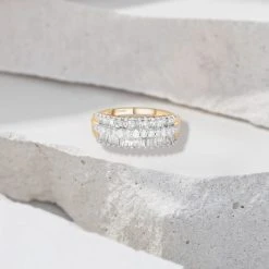 Weißer Diamant I2-GH SGL Zertifiziert Ring, 585 Gelbgold (Größe 17.00) Ca. 1.00 Ct -Schmuck Shoplc 7262420 1