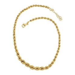 Italienische Kordelkette, Ca. 45+5 Cm, 925 Silber Vergoldet -Schmuck Shoplc 7262601 3