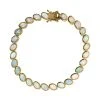 Natürlicher, äthiopischer Welo Opal Armband Ca. 19 Cm 925 Silber Vergoldet Ca. 8.80 Ct 2 Natürlicher, äthiopischer Welo Opal Armband Ca. 19 Cm 925 Silber Vergoldet Ca. 8.80 Ct -Schmuck Shoplc 7262982