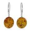 Natürliche, Baltische Bernstein Ohrringe, 925 Silber Ca. 14.35 Ct -Schmuck Shoplc 7265923
