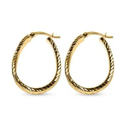 Creolen Ohrringe, 925 Silber Vergoldet, Ca. 2,90g -Schmuck Shoplc 7266120 2