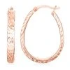 Creolen, 925 Silber Rosévergoldet Ca. 3,40g -Schmuck Shoplc 7266124