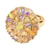 Natürlicher, äthiopischer Welo Opal Ring, 925 Silber Vergoldet (Größe 17.00) Ca. 3.83 Ct 2 Natürlicher, äthiopischer Welo Opal Ring, 925 Silber Vergoldet (Größe 17.00) Ca. 3.83 Ct -Schmuck Shoplc 7266943