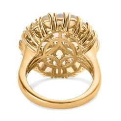 Natürlicher, äthiopischer Welo Opal Ring, 925 Silber Vergoldet (Größe 17.00) Ca. 3.83 Ct -Schmuck Shoplc 7266943 5